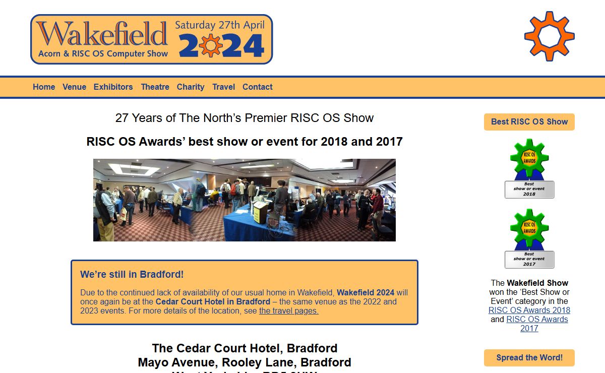 Wakefield 2024 – Acorn & RISC OS Computer Show