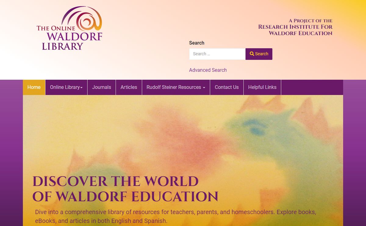 Online Waldorf Library - Home - Waldorf Library