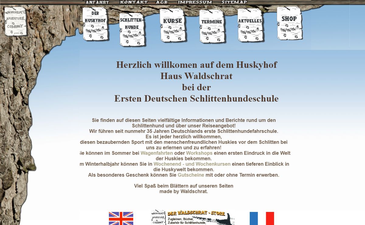 Willkommen am Huskyhof in Frauenau. Wir bieten Schlittenhundekurse, Schlittenhundefahrten und Workshops mit unseren freundlichen Huskies