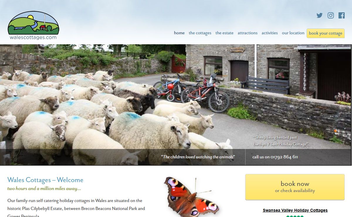 Wales Cottages | Self Catering Holiday Accommodation in South Wales