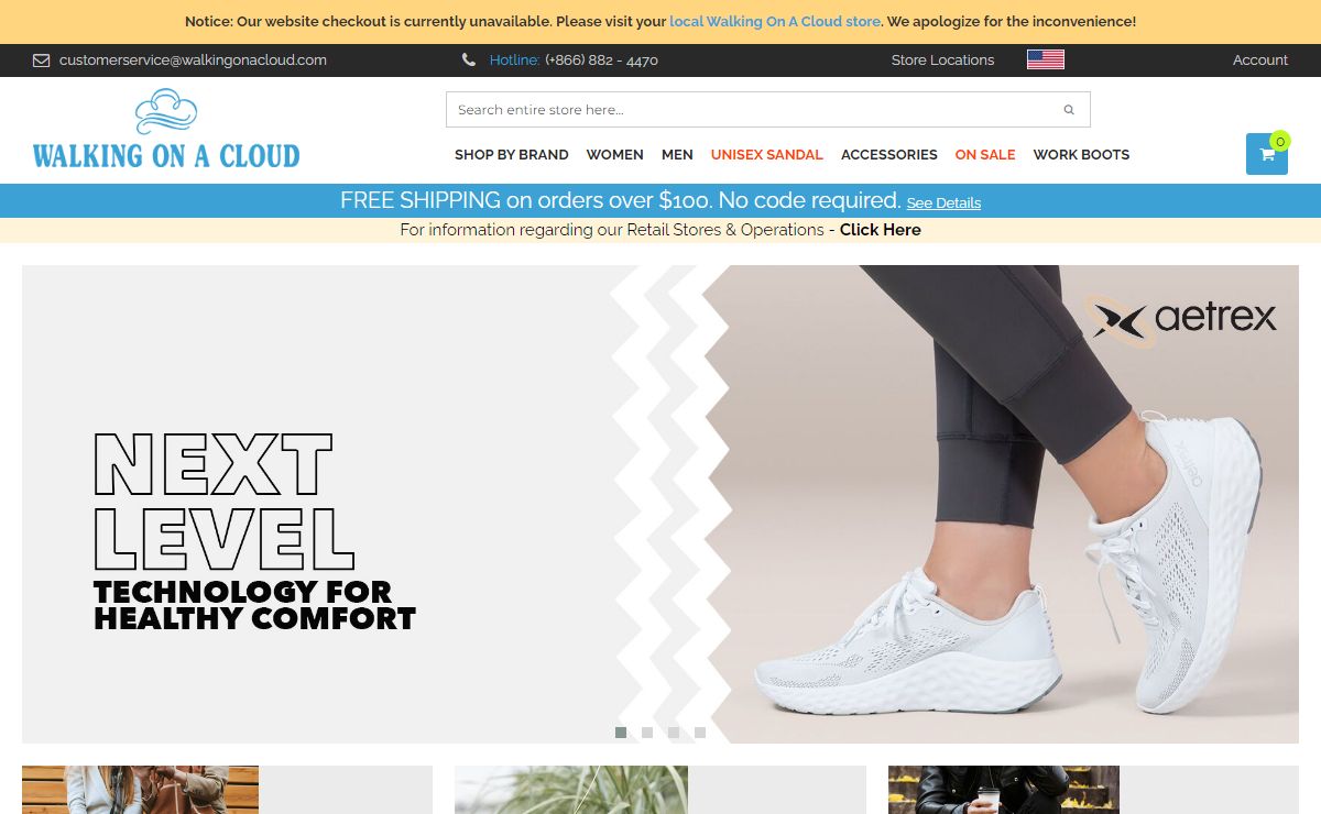 Best Online Shoe Store | Buy Brand Shoes at Discount Shoe Shop in New York | Walking On A Cloud USA