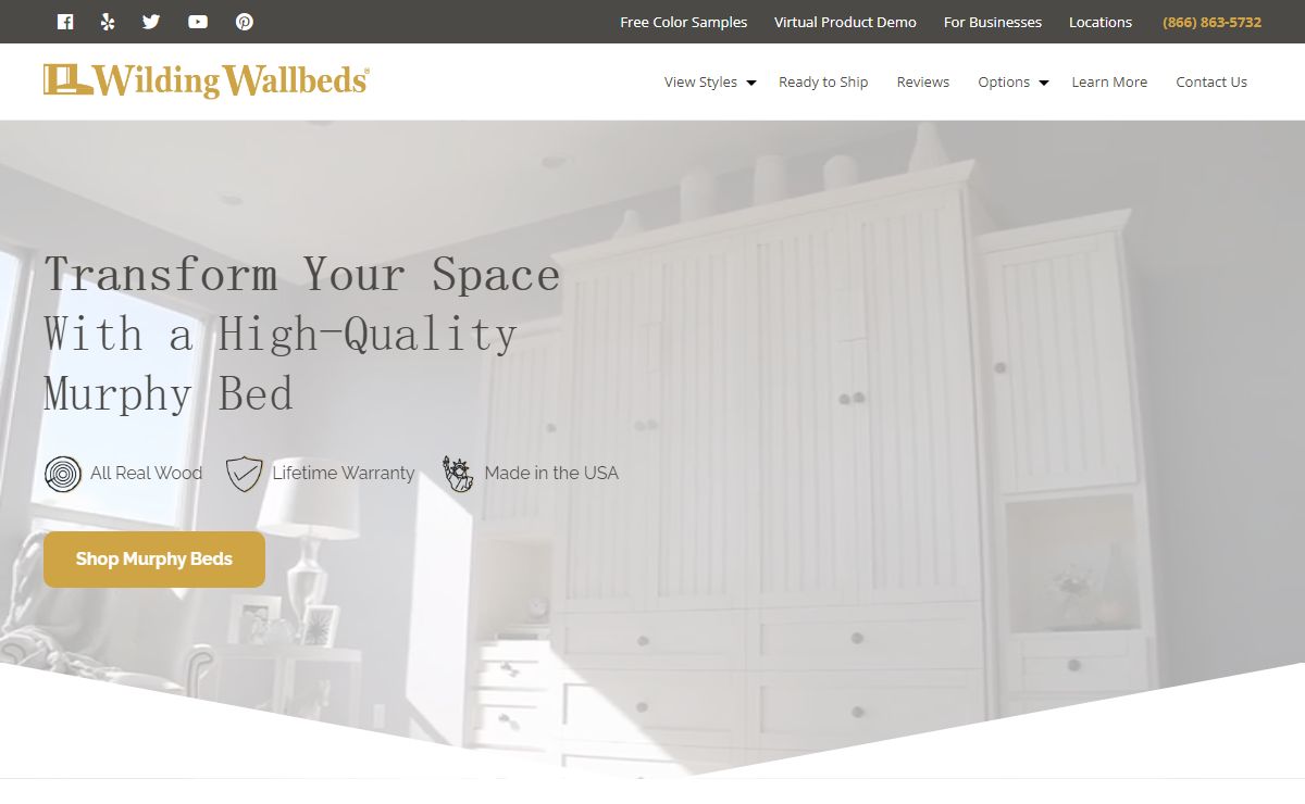 Transform Your Space with a Murphy Bed from Wilding Wallbeds
