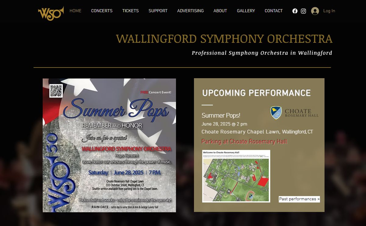 Wallingford Symphony Orchestra | symphony orchestra | Ann and George Colony Hall, Wallingford, CT, USA