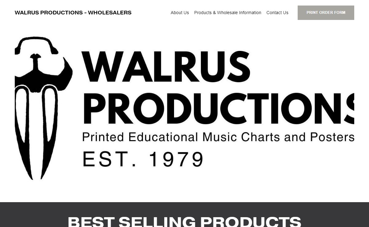 Walrus Productions - Wholesalers
