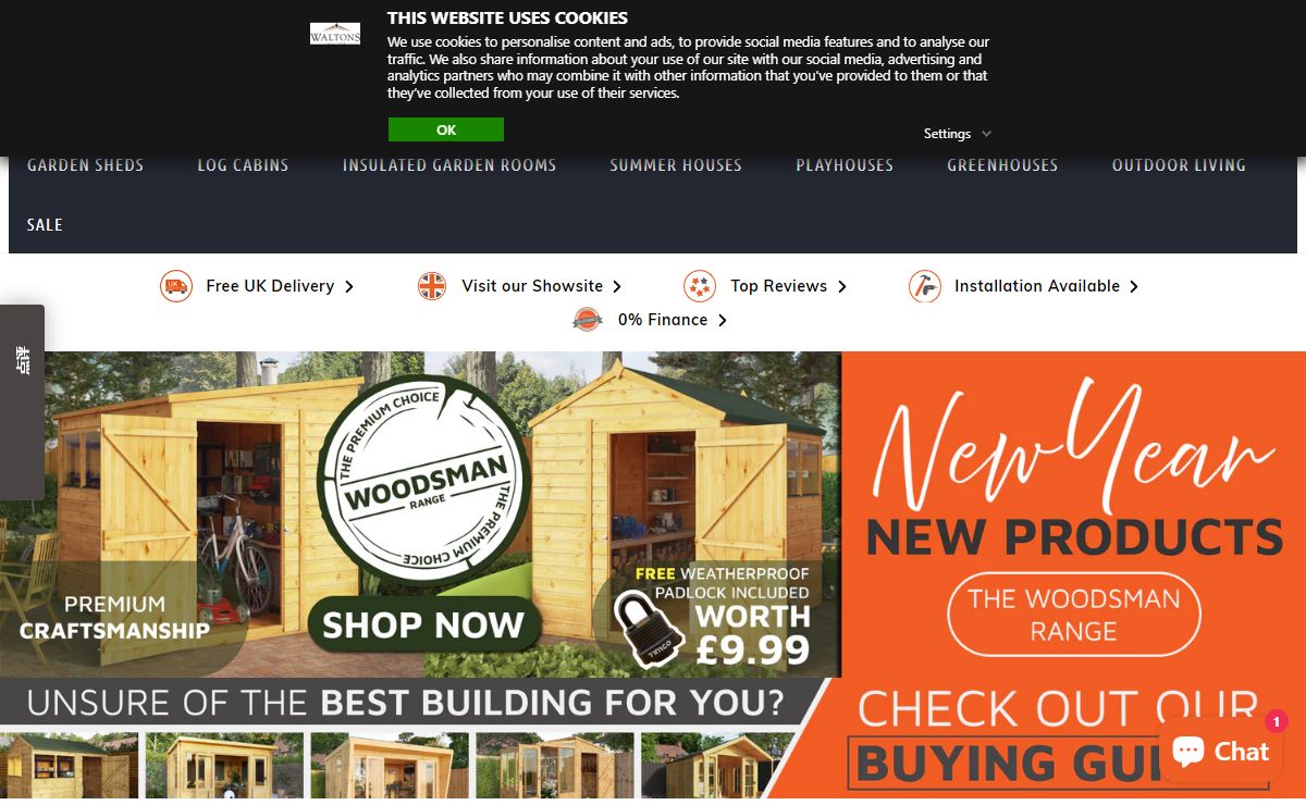 Waltons | Sheds and Garden Buildings