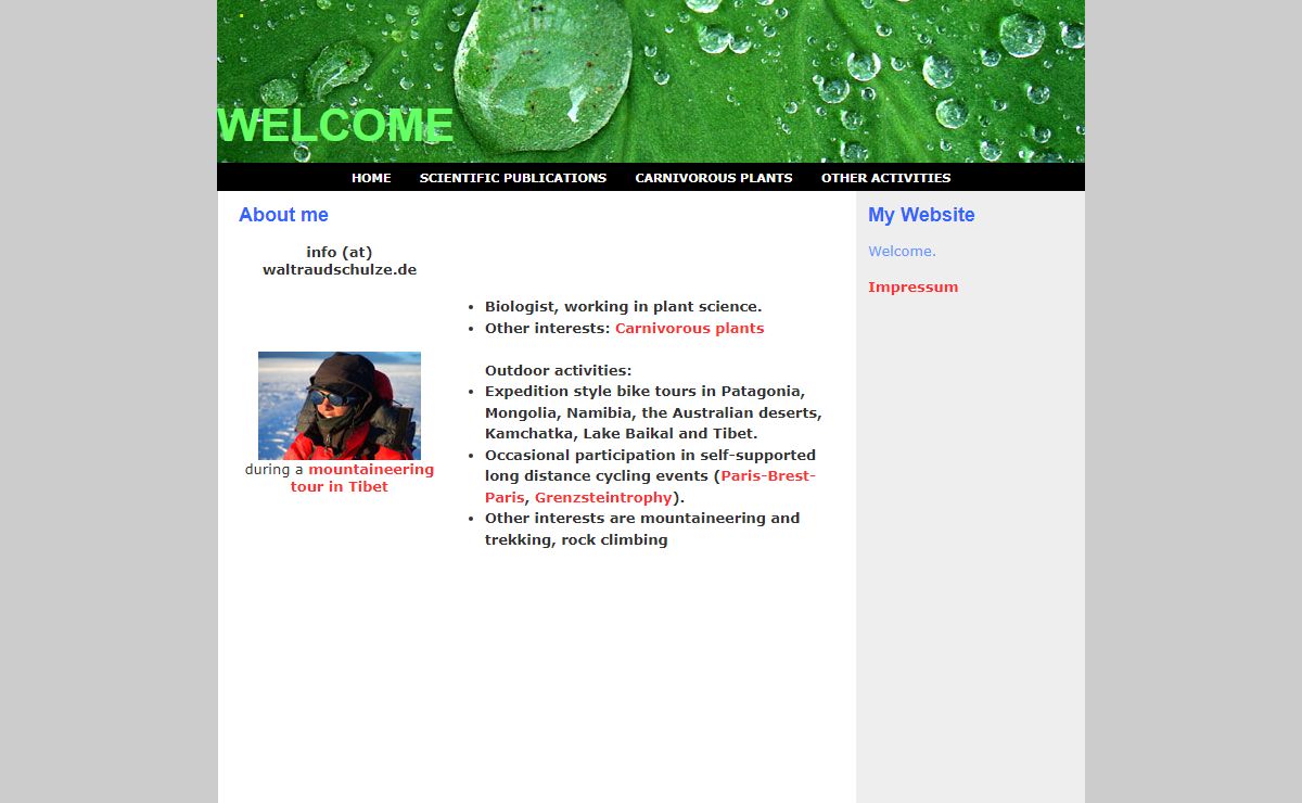 Waltraud's Webite