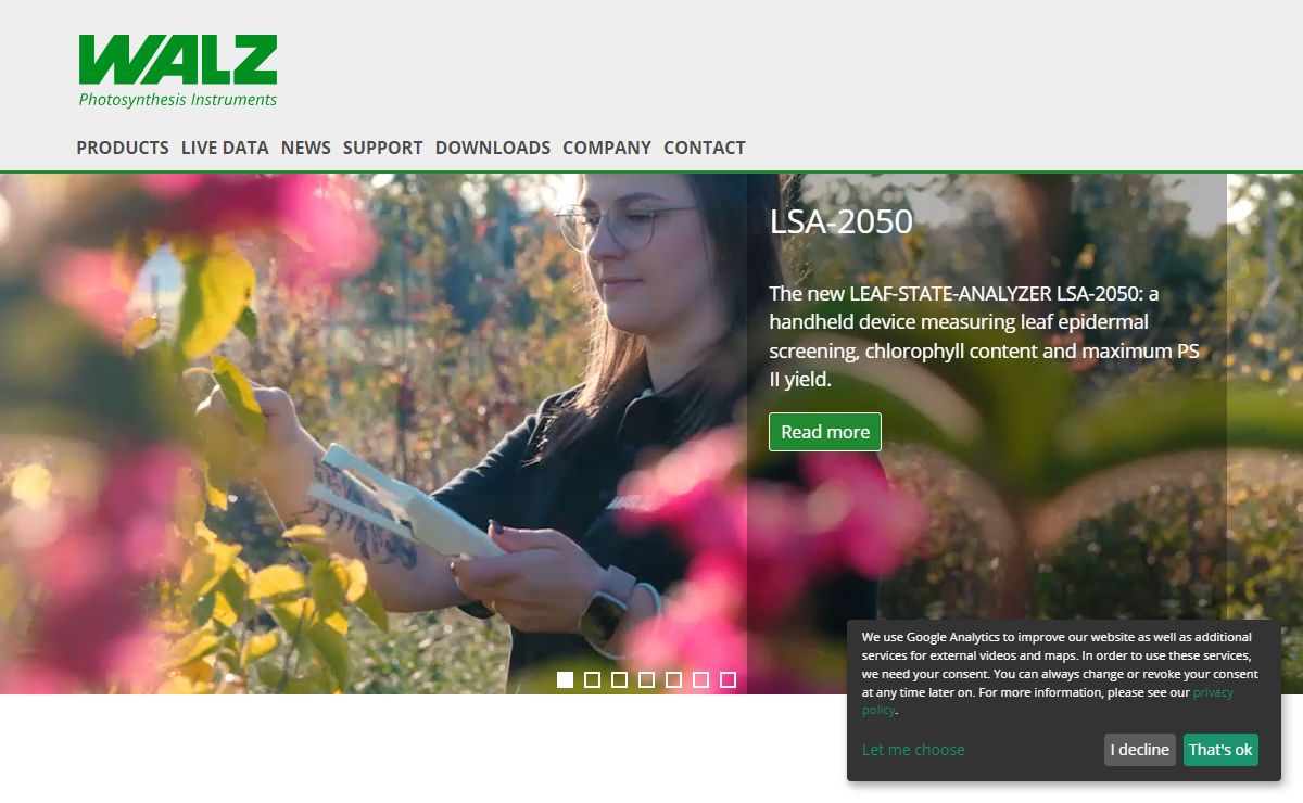 WALZ - Photosynthesis Instruments