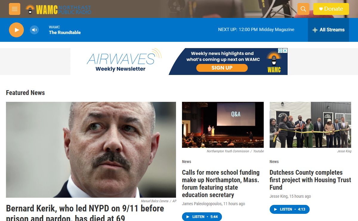 WAMC - Homepage | WAMC
