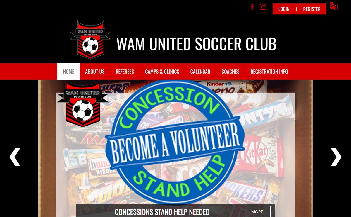WAM United Soccer Club > Home
