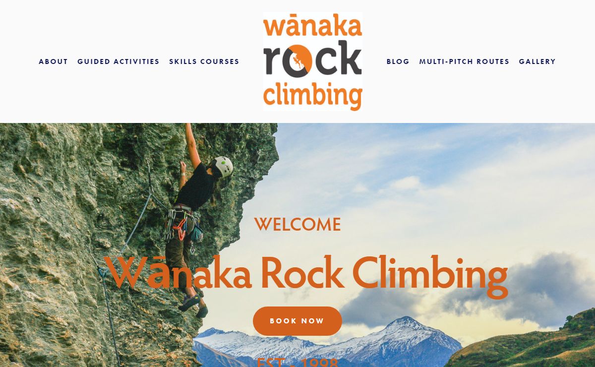 Rock Climbing Guide service in Wanaka & surroundings - Wanaka Rock