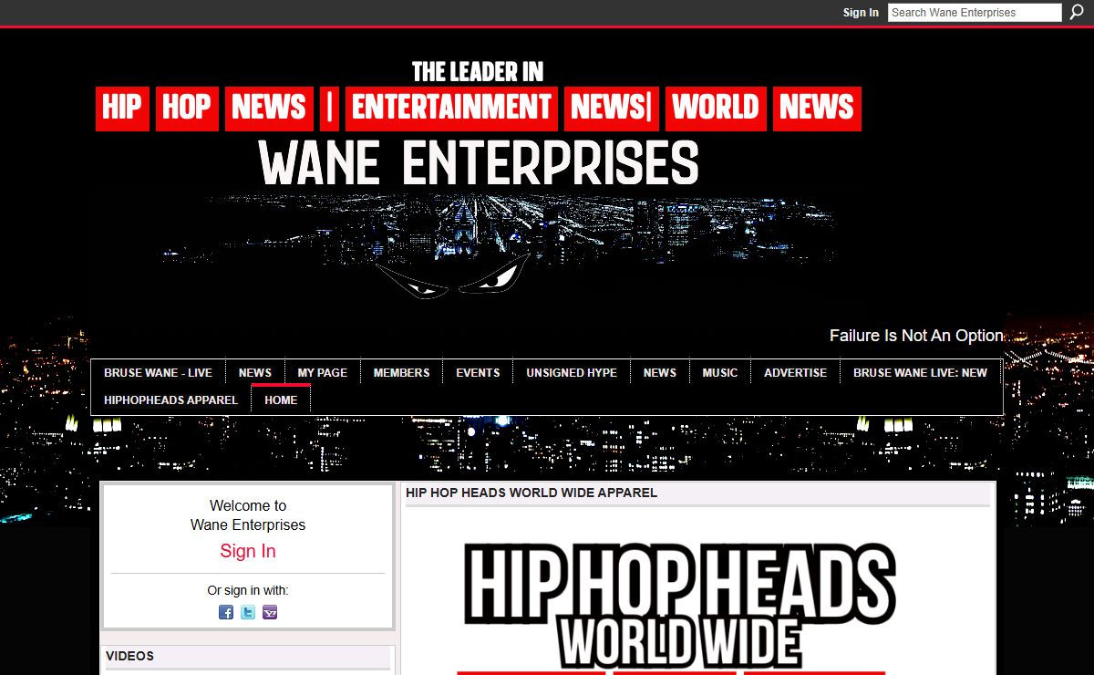 Wane Enterprises - Failure Is Not An Option