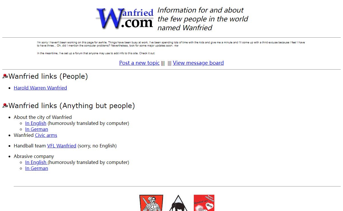 Welcome to wanfried.com