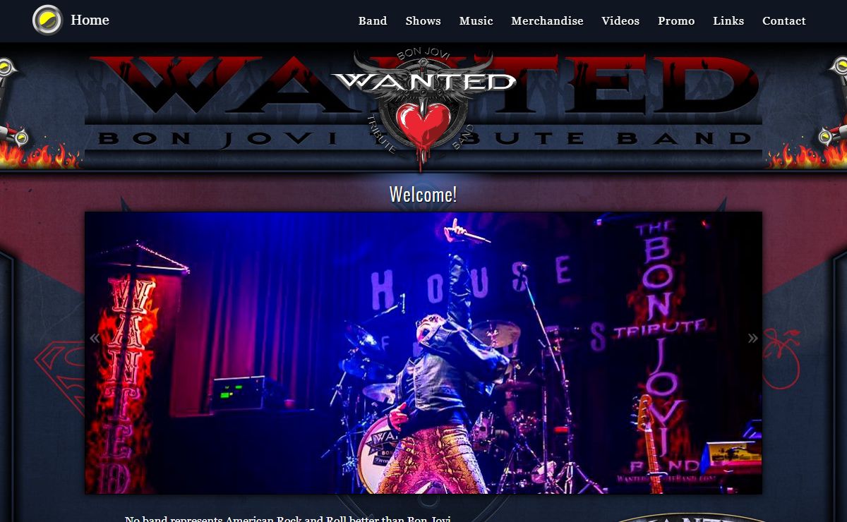 "WANTED: The Bon Jovi Tribute Band, LLC.": Home Page