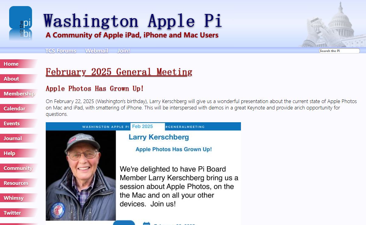 Washington Apple Pi: A Community of Apple and Macintosh Users Since 1978