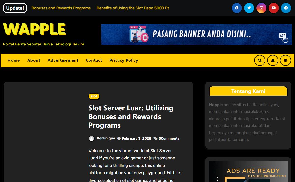 WAPPLE - Portal Berita Seputar Dunia Teknologi Terkini