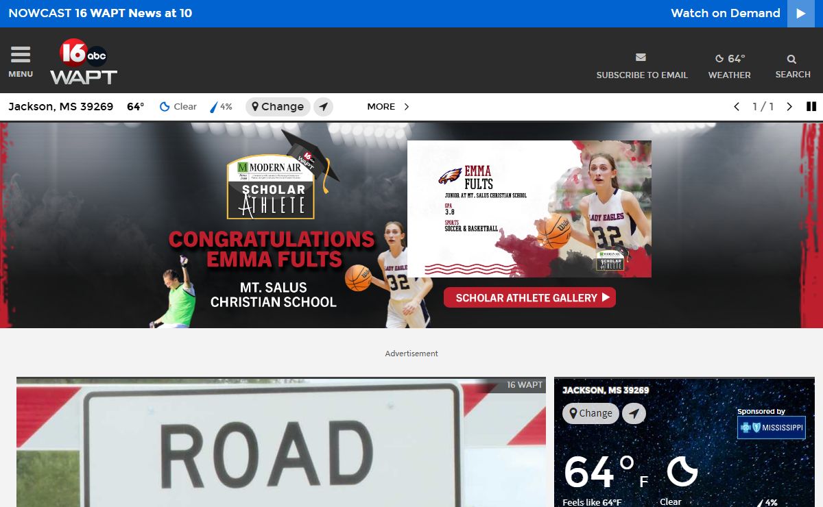 Jackson, MS News, Weather and Sports - WAPT Channel 16