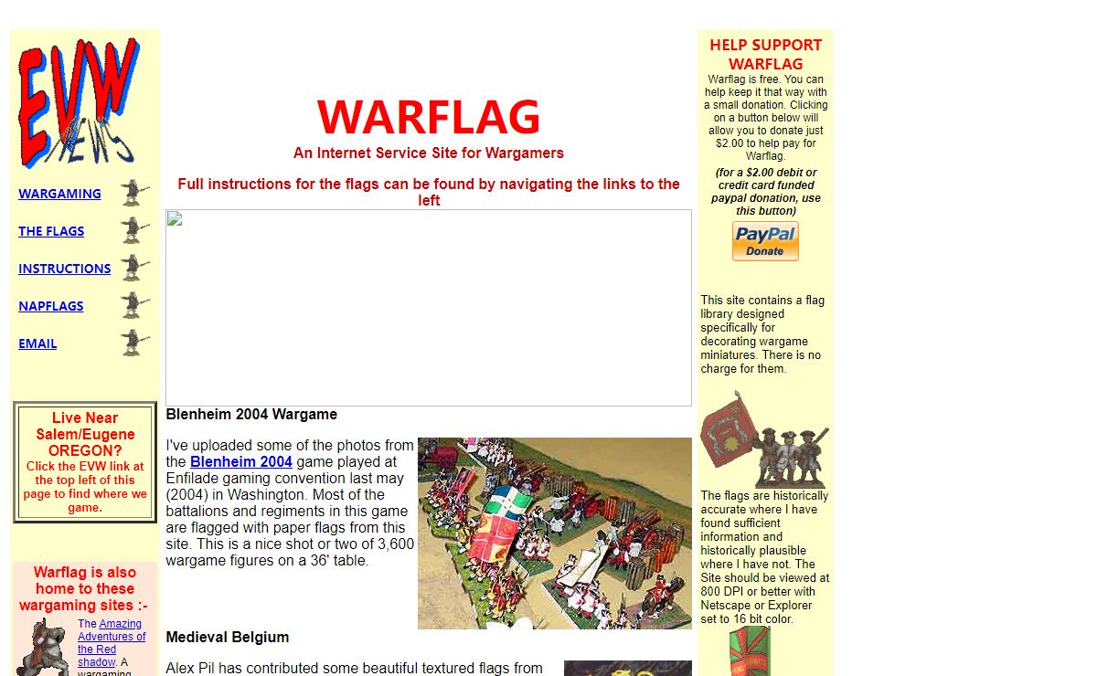 warflag home pag