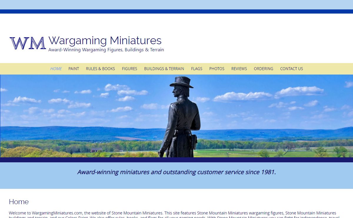 Award-Winning Wargaming Miniatures | WargamingMiniatures.com