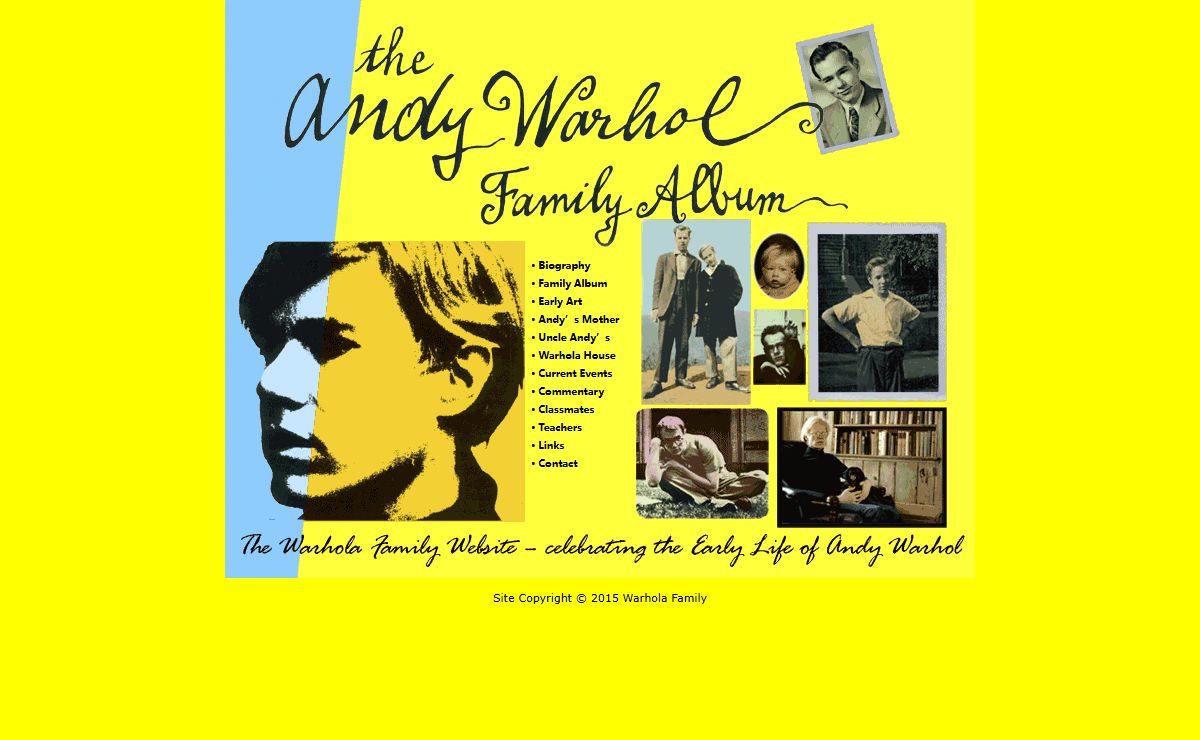 The Andy Warhol Family Album