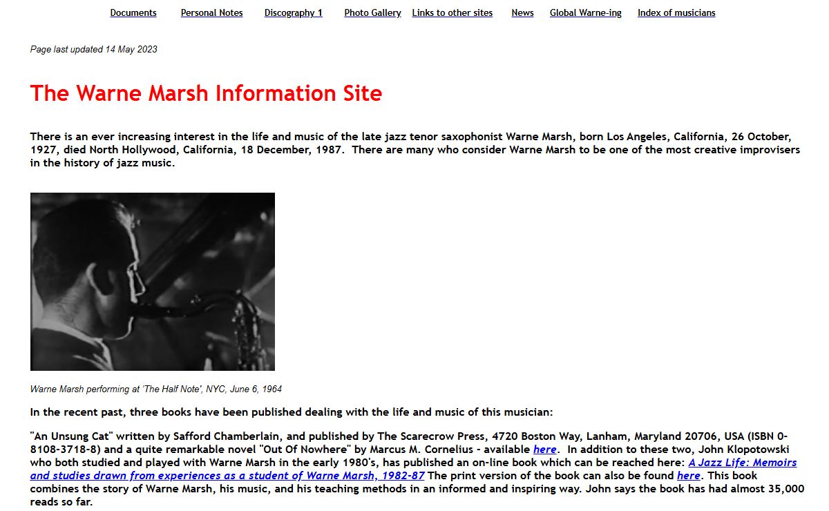 The Warne Marsh Information Site - News