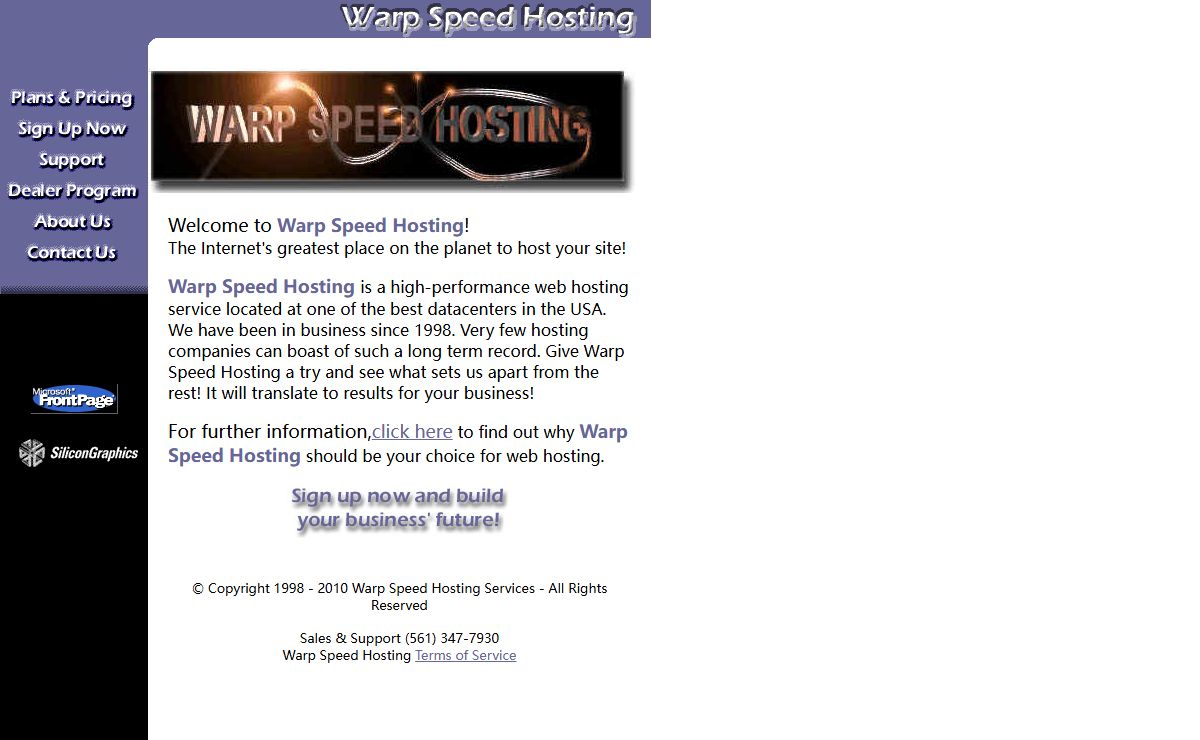 -Warp Speed Hosting Services / Extreme Connectivity!