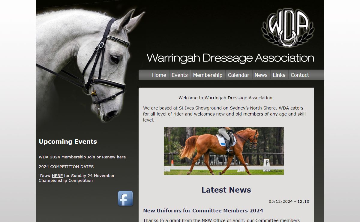 Home | Warringah Dressage