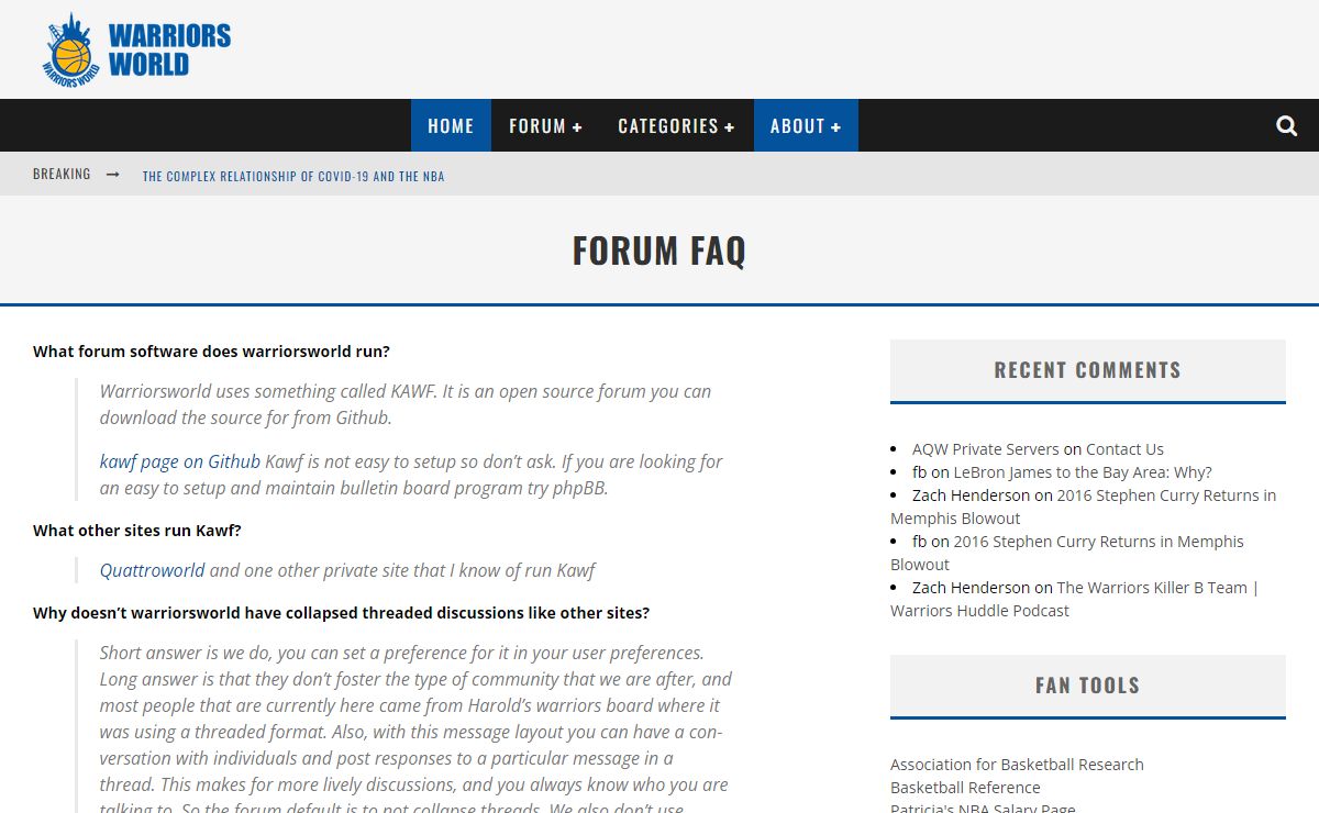 Golden State Warriors Forum