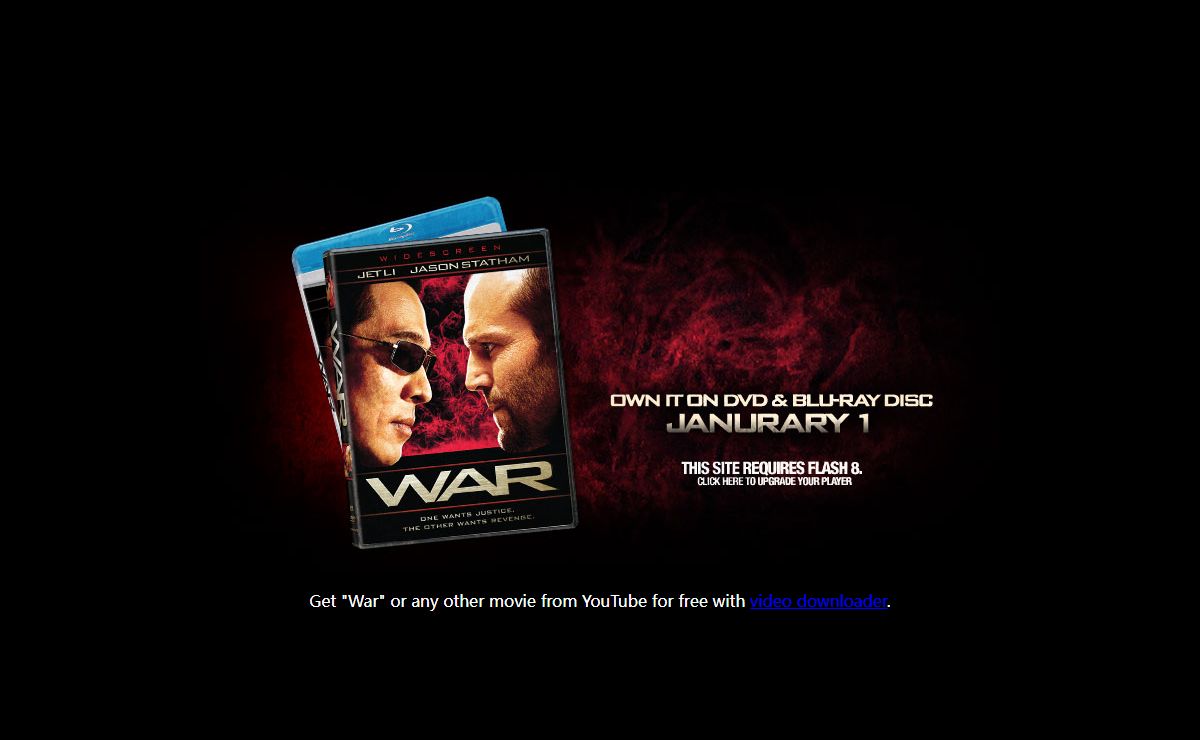 WAR The Movie 2007 Starring Jason Statham