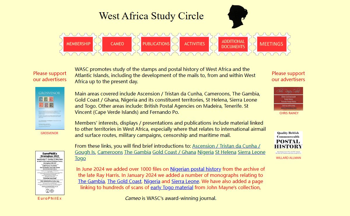 West Africa Study Circle home