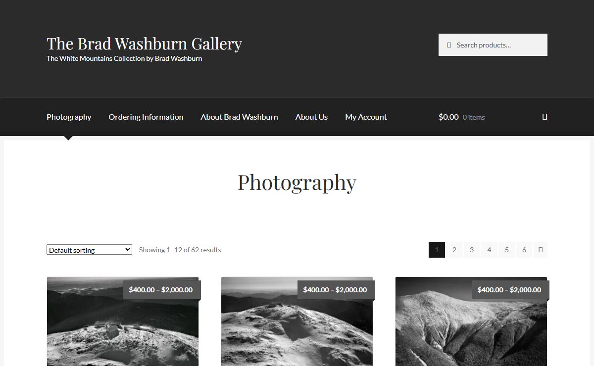 The Brad Washburn Gallery – The White Mountains Collection by Brad Washburn