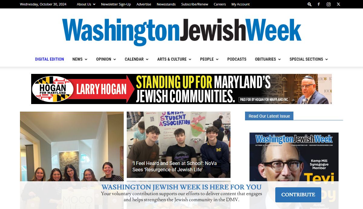 Home - Washington Jewish Week