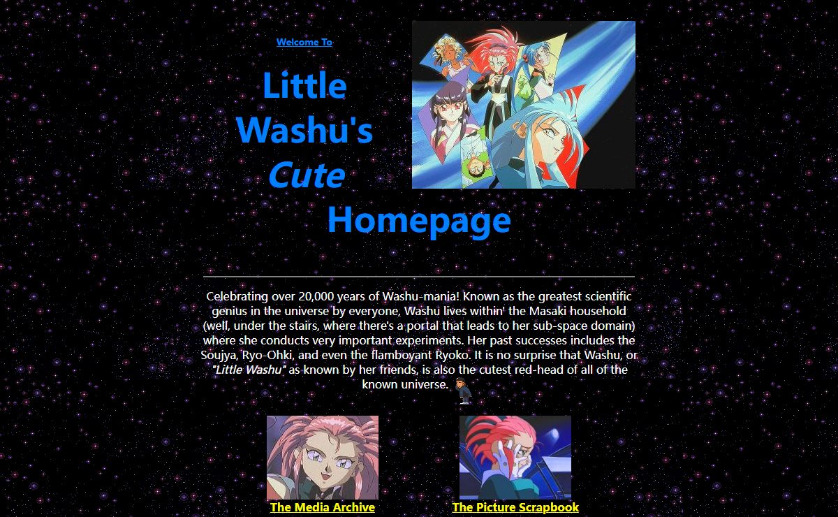 Little Washu's "Cute" Homepage