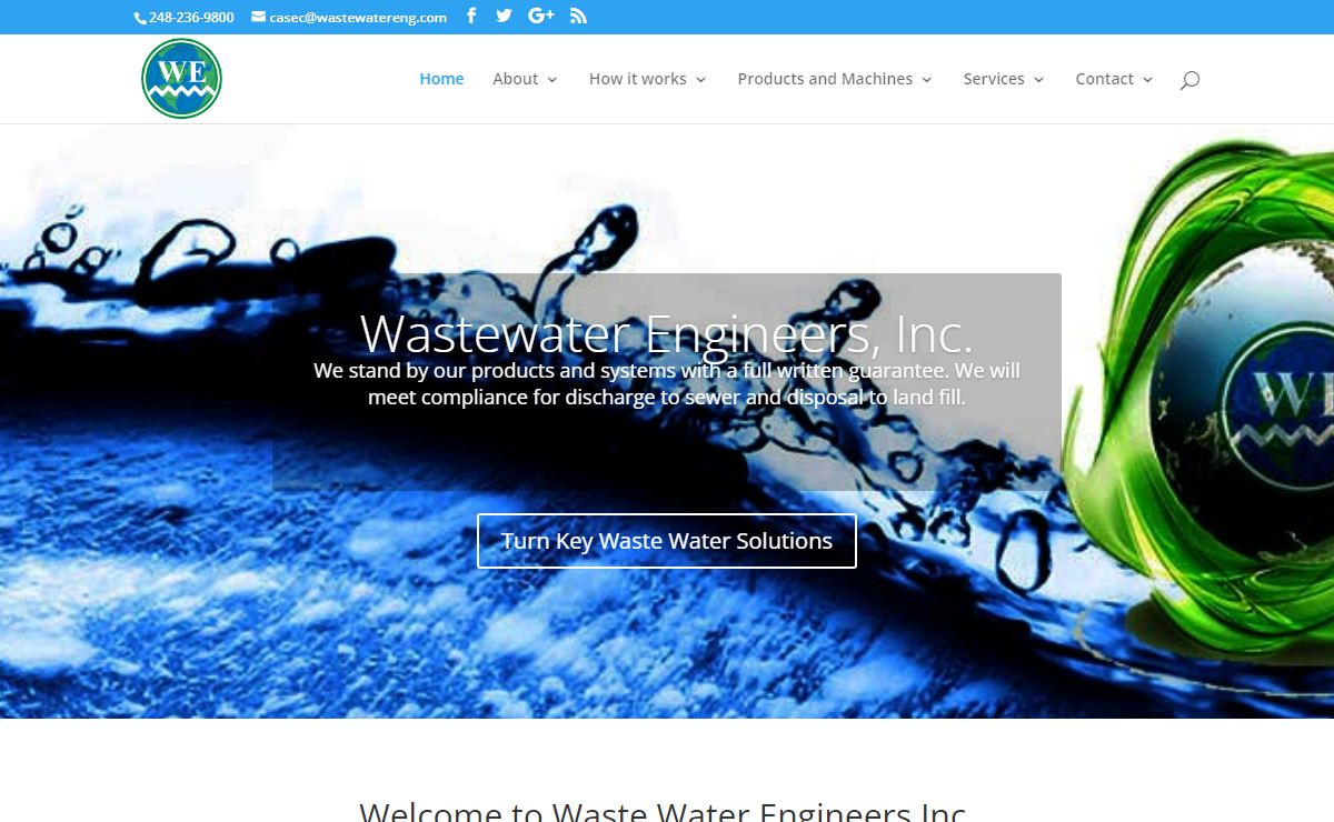 Waste Water Engineering - Turn Key Waste Water Solutions and Water Treatment Systems