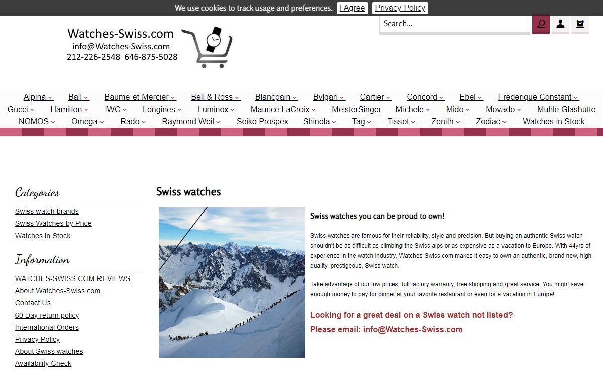 Swiss watches
