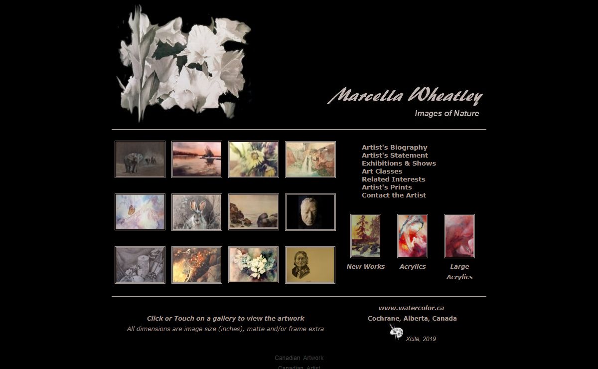 Canadian Artwork by Marcella Wheatley
