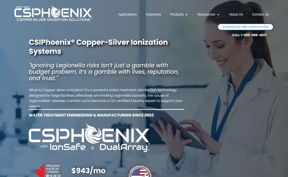 Copper Silver Ionisation