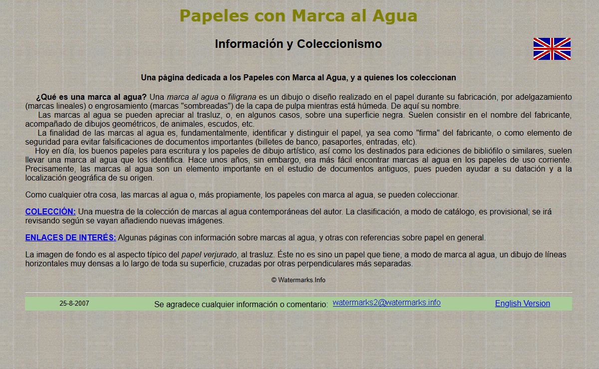 Papeles con Marca al Agua