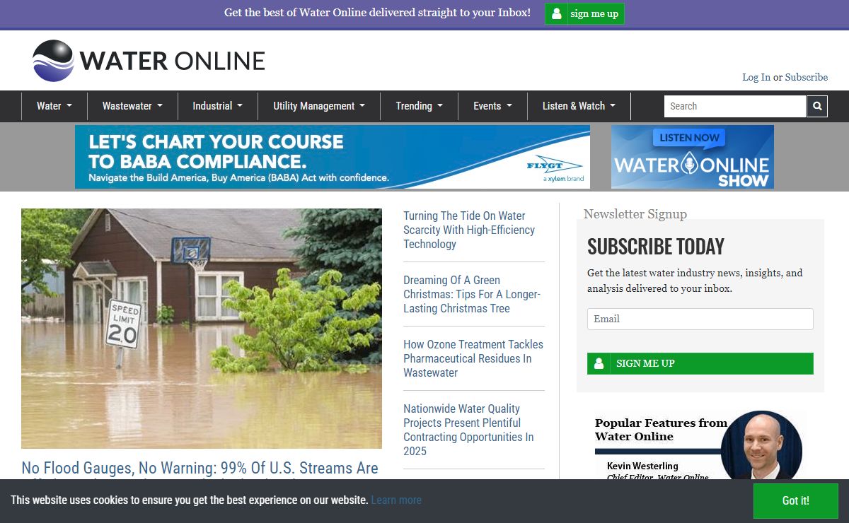 Water Online - News, Innovations, And Thought Leadership On The Water And Wastewater Industry