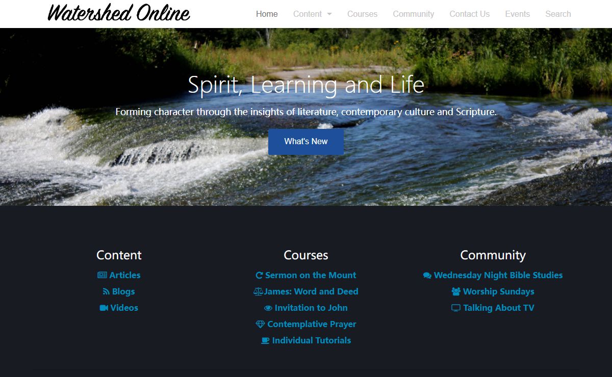 Home | Watershed Online