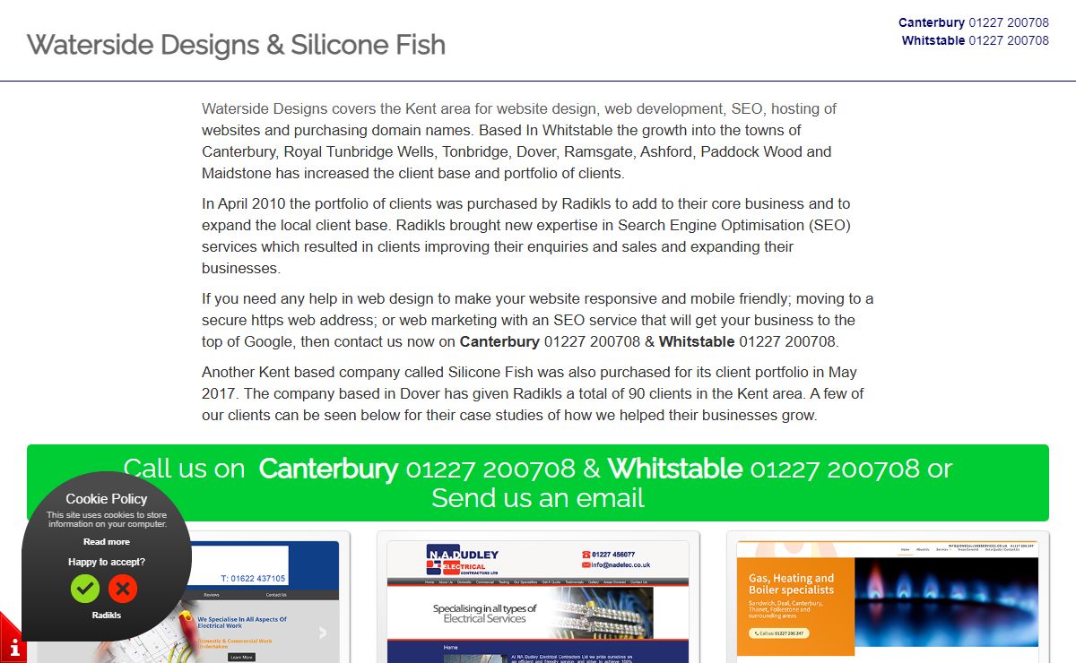 Website Design Kent, Fully featured websites from £449, Ecommerce from £699