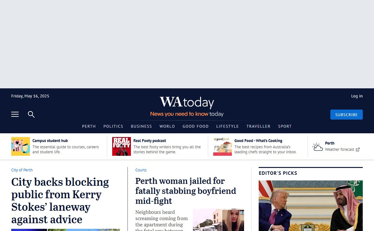 Breaking News from Perth & Western Australia | WAtoday.com.au
