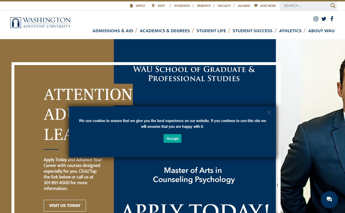 Washington Adventist University - Gateway to Service