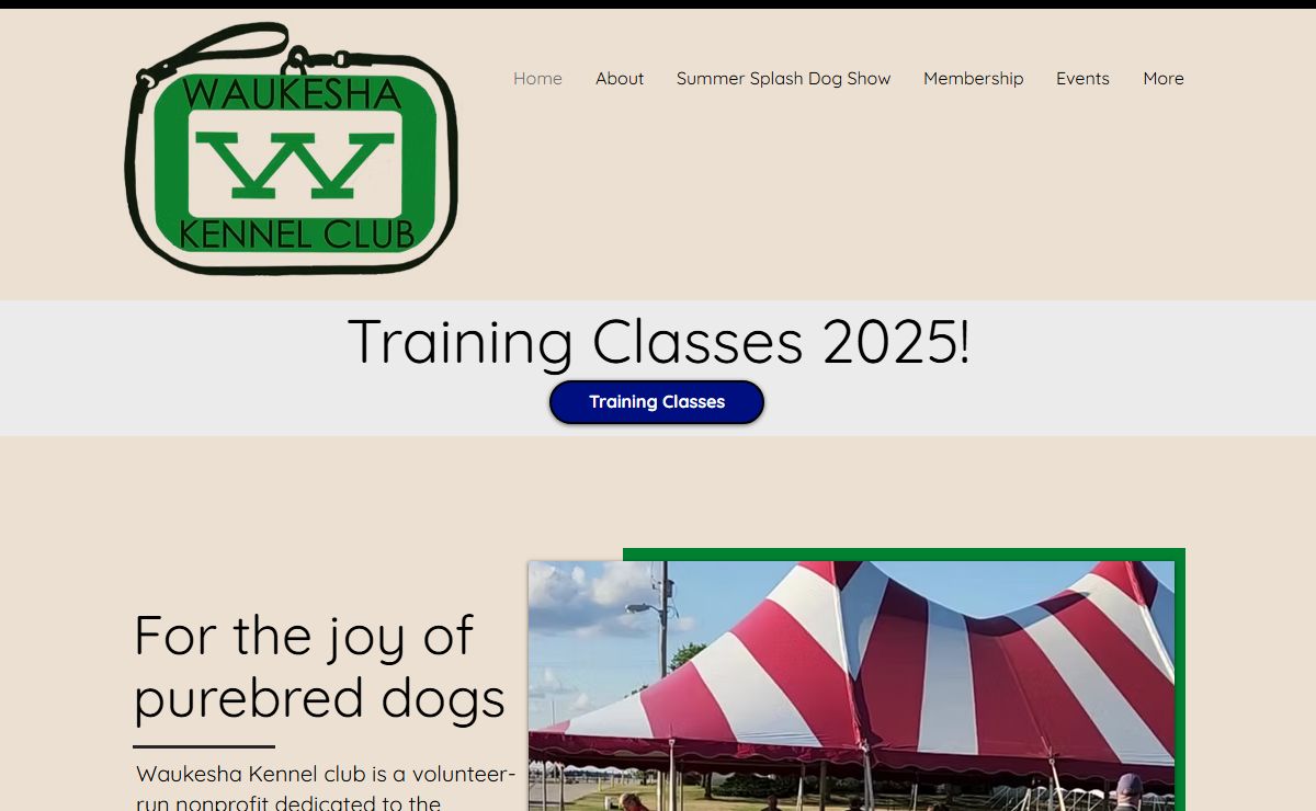 Waukesha Kennel Club | Dog Education | Dog Training | Summer Splash Dog Show