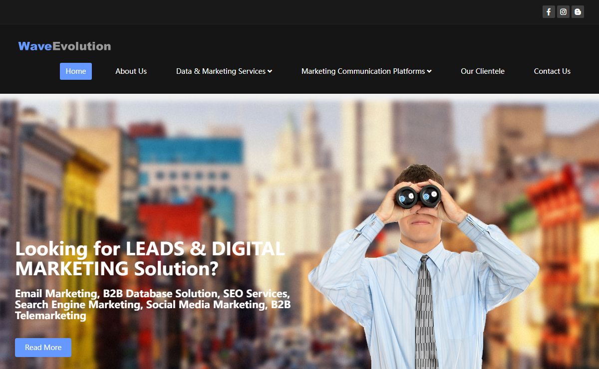 Wave Evolution - B2B Database + Southeast Asia Digital Marketing Agency | Email Marketing Agency Malaysia & Email Marketing Software Services | SMS Marketing Malaysia | SEO Company Malaysia | Google PPC Agency Malaysia | Social Media Marketing Company Malaysia | Outbound B2B Telemarketing Services