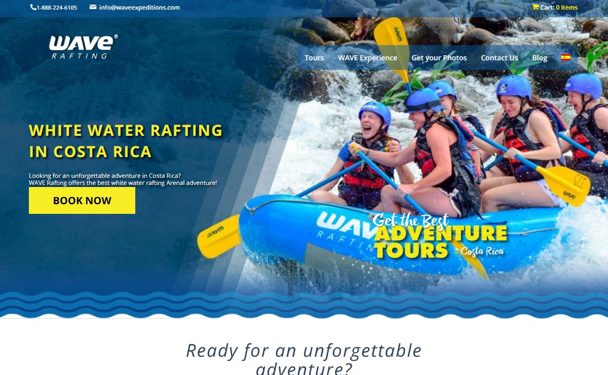 Best White Water Rafting in Costa Rica- WAVE Rafting