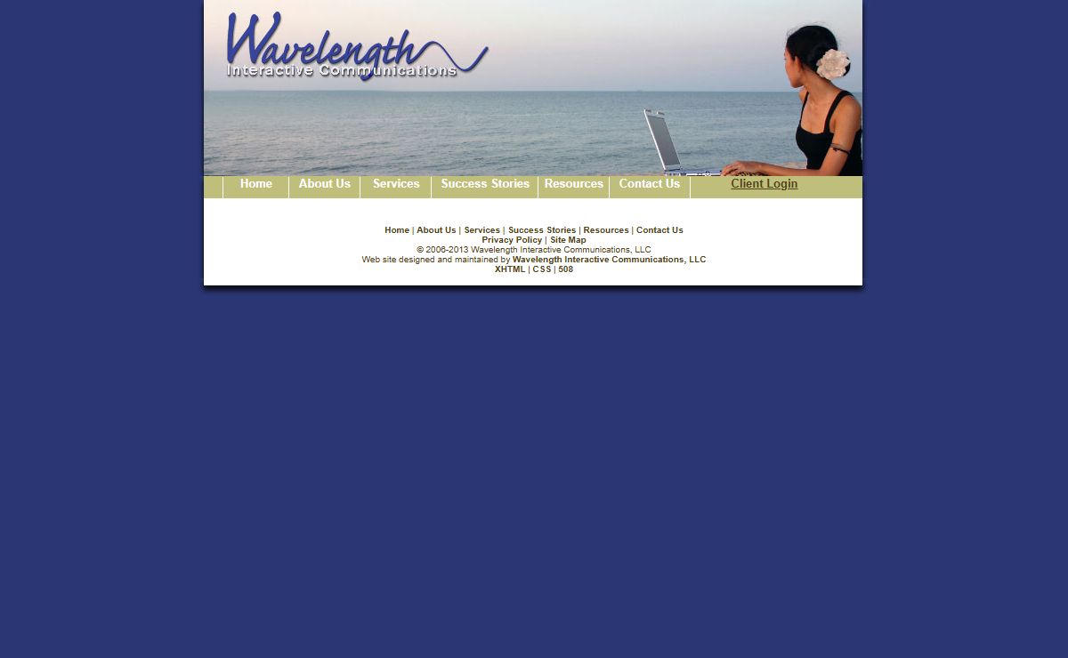 Web site design, hosting, and marketing for small businesses from Wavelength Interactive Communications, a company based in Minnesota