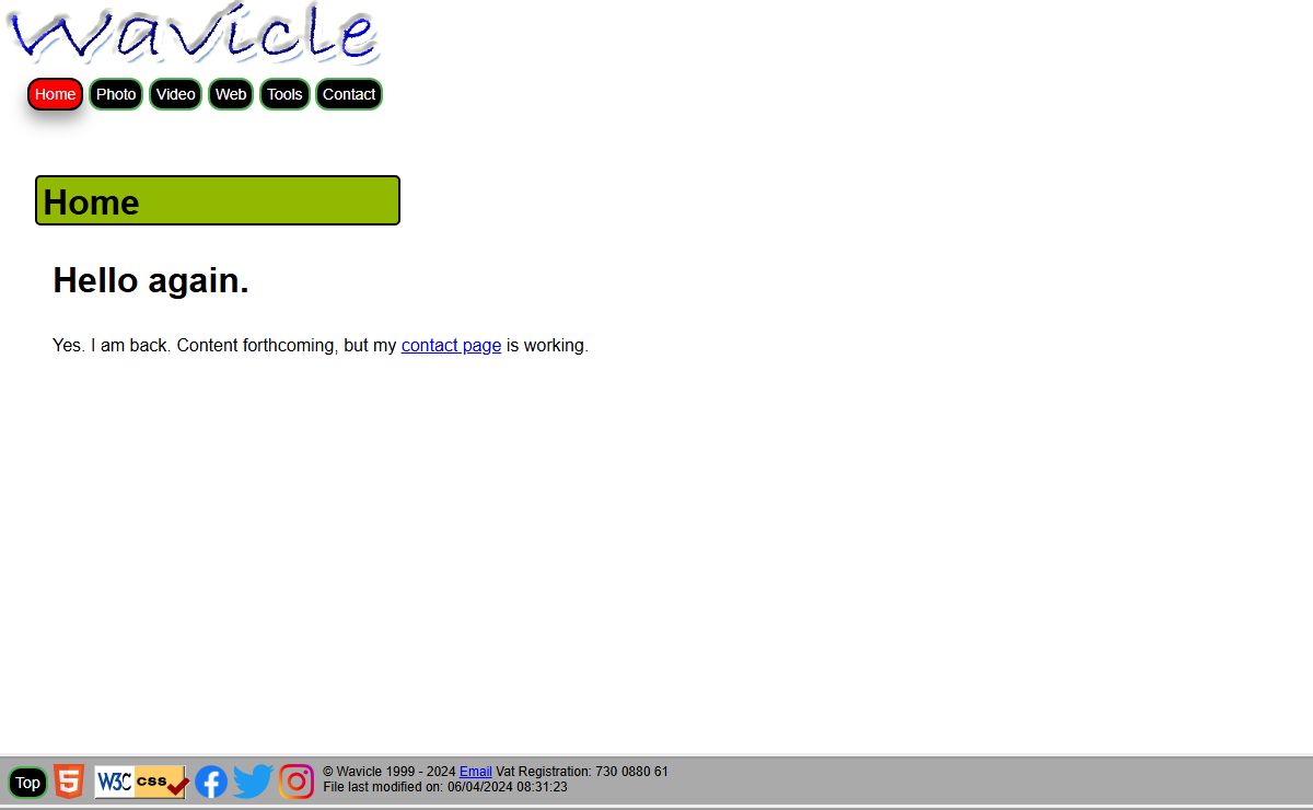 Wavicle - website design and photography in Sussex and the South of England