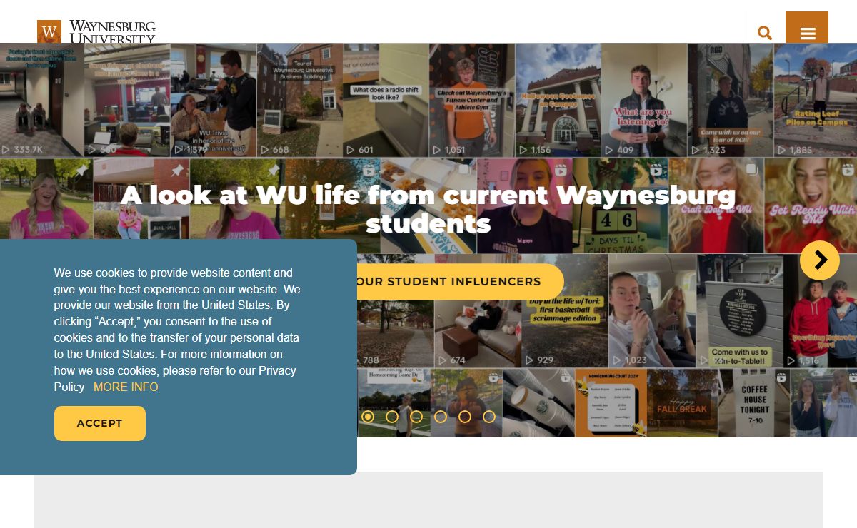 Waynesburg University | Homepage