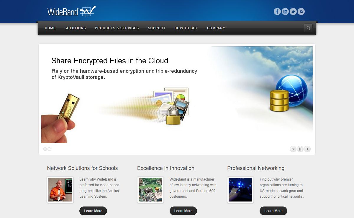 WideBand | Networking and Security Products, Designed and Manufactured in the USA