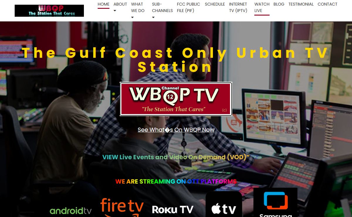 Television Channel Station in Pensacola, Florida - WBQP TV-12